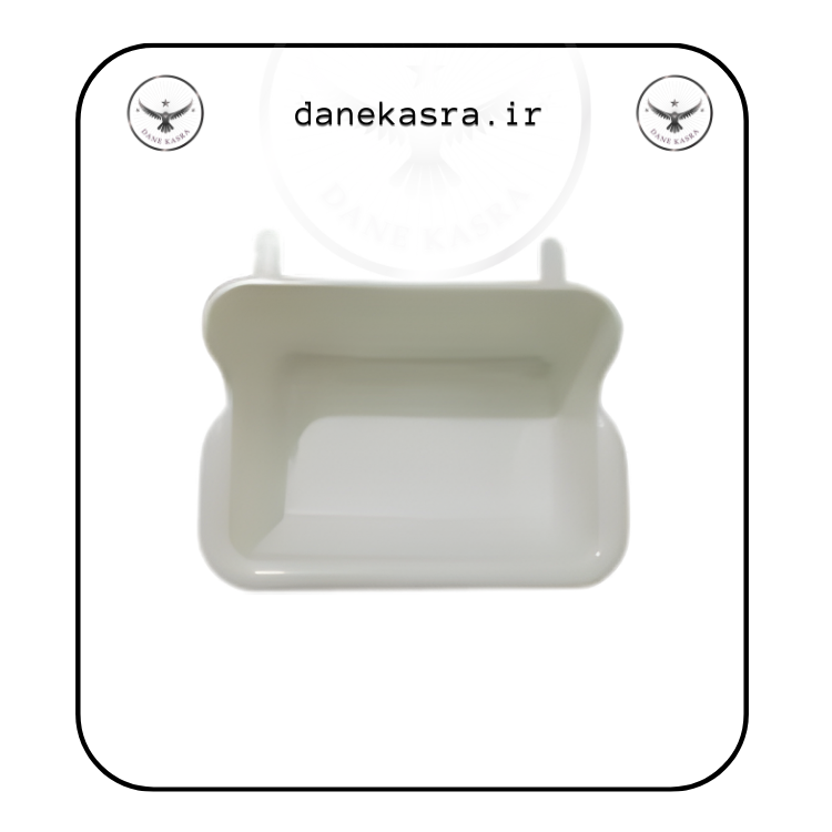 ظرف غذا و دانخوری چهارگوش سایز کوچک