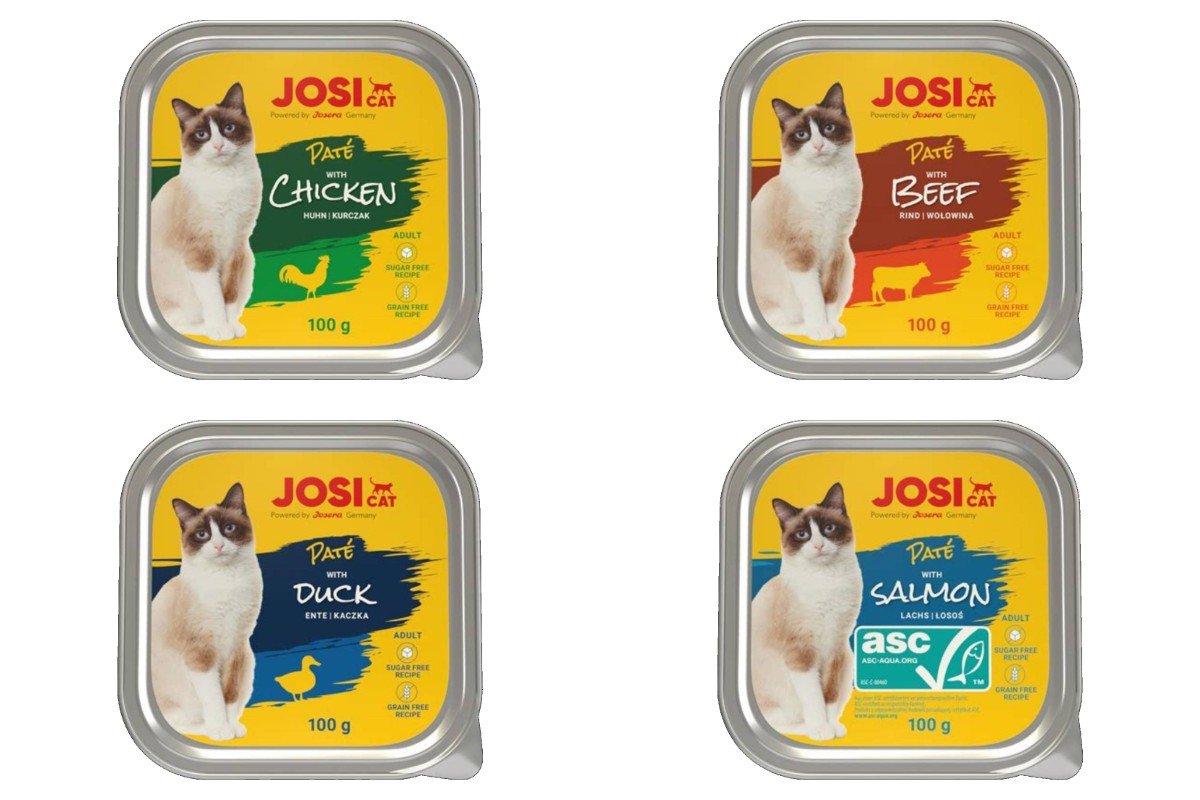 پته گربه جوسی کت ۱۰۰ گرمی در ۴ طعم